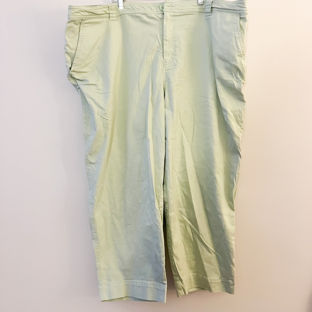 sage green jeans